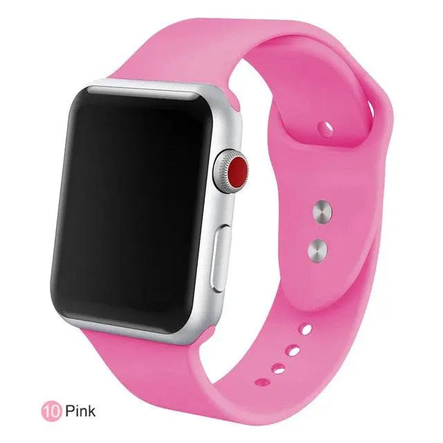 Pinnacle Sport Fitness Silicone Apple Watch Band - Pinnacle Luxuries