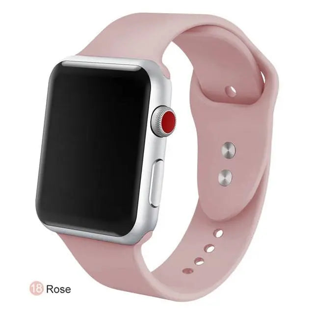 Pinnacle Sport Fitness Silicone Apple Watch Band - Pinnacle Luxuries
