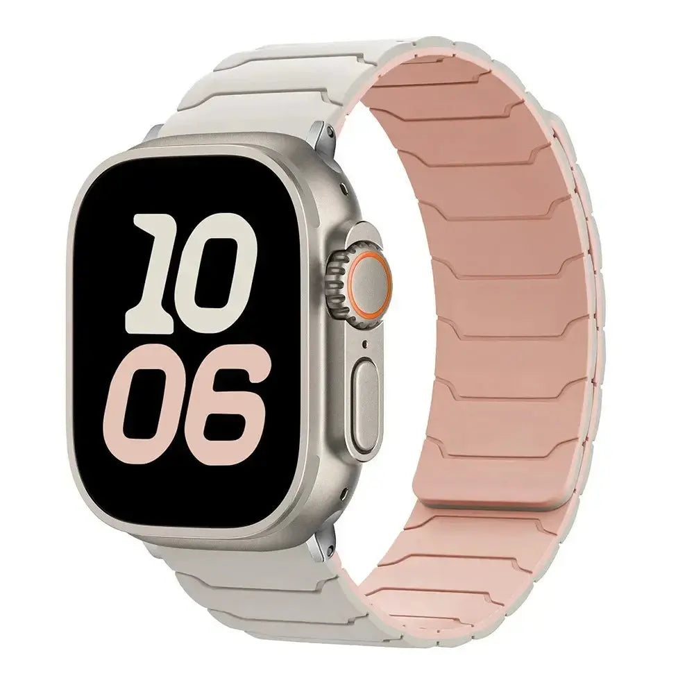 Silicone Loop Band for Apple Watch Ultra 2/1 49mm Series 10 42mm 46mm Magnetic strap for iWatch 9 8 7 6 5 4 se 45mm 44 41 40 38 Pinnacle Luxuries