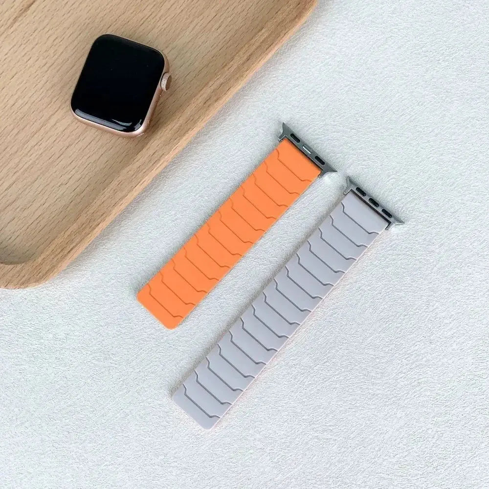 Silicone Loop Band for Apple Watch Ultra 2/1 49mm Series 10 42mm 46mm Magnetic strap for iWatch 9 8 7 6 5 4 se 45mm 44 41 40 38 Pinnacle Luxuries