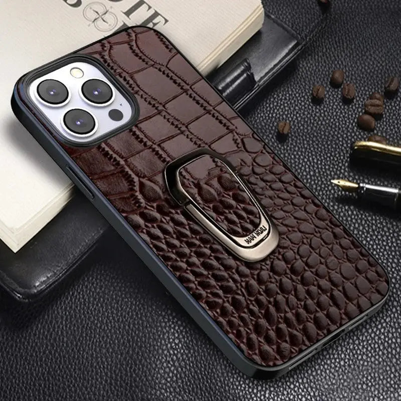 LuxView Genuine Leather Case for iPhone - Pinnacle Luxuries