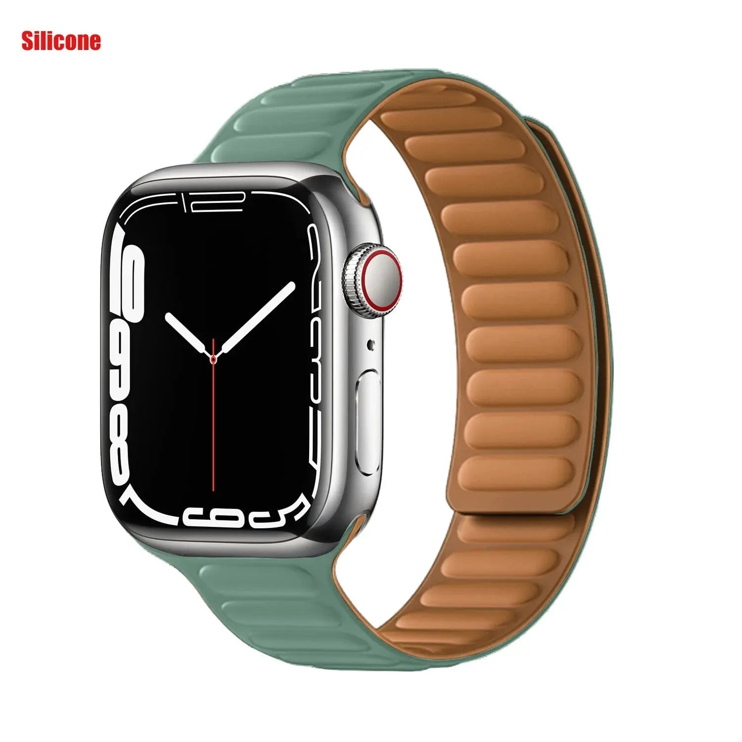 Luxe Leather Loop & Silicone Magnetic Bands for Apple Watch Series 9 & Ultra 2 - Pinnacle Luxuries