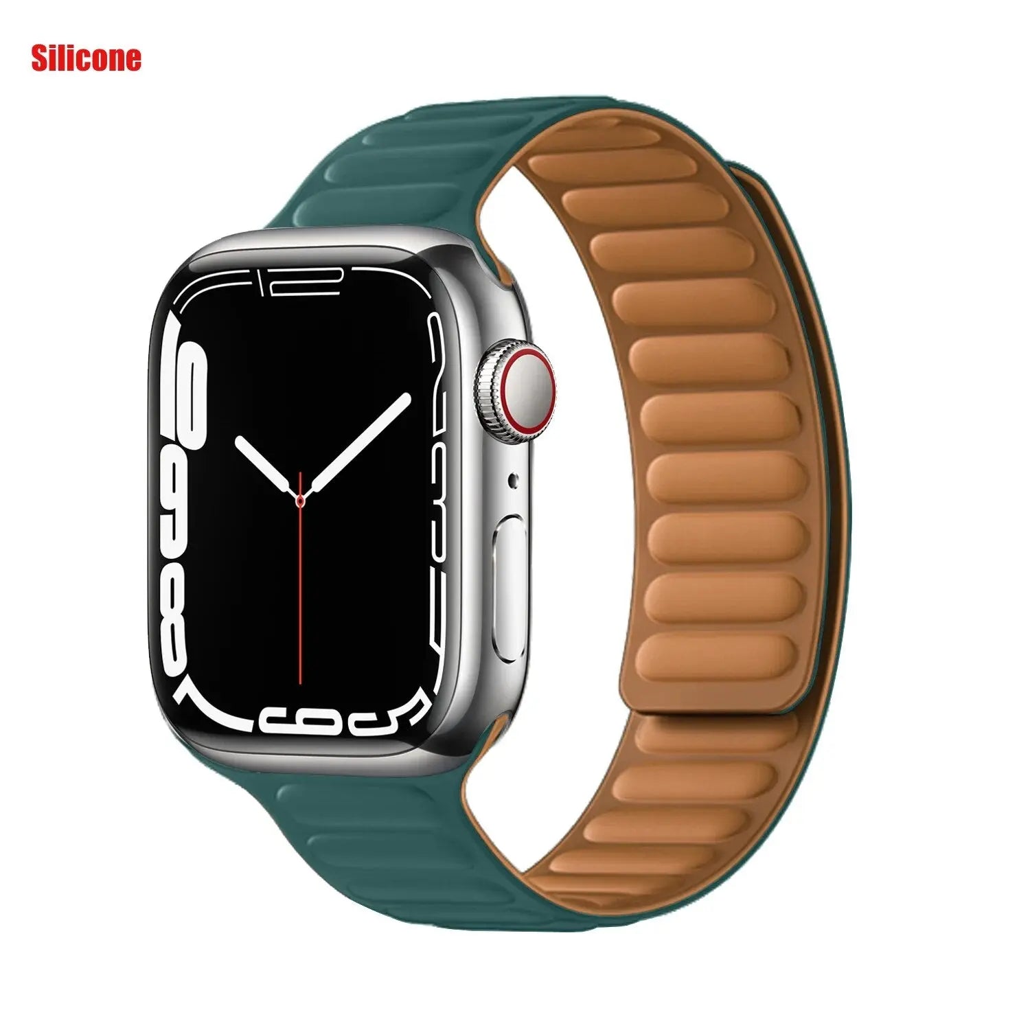 Luxe Leather Loop & Silicone Magnetic Bands for Apple Watch Series 9 & Ultra 2 - Pinnacle Luxuries