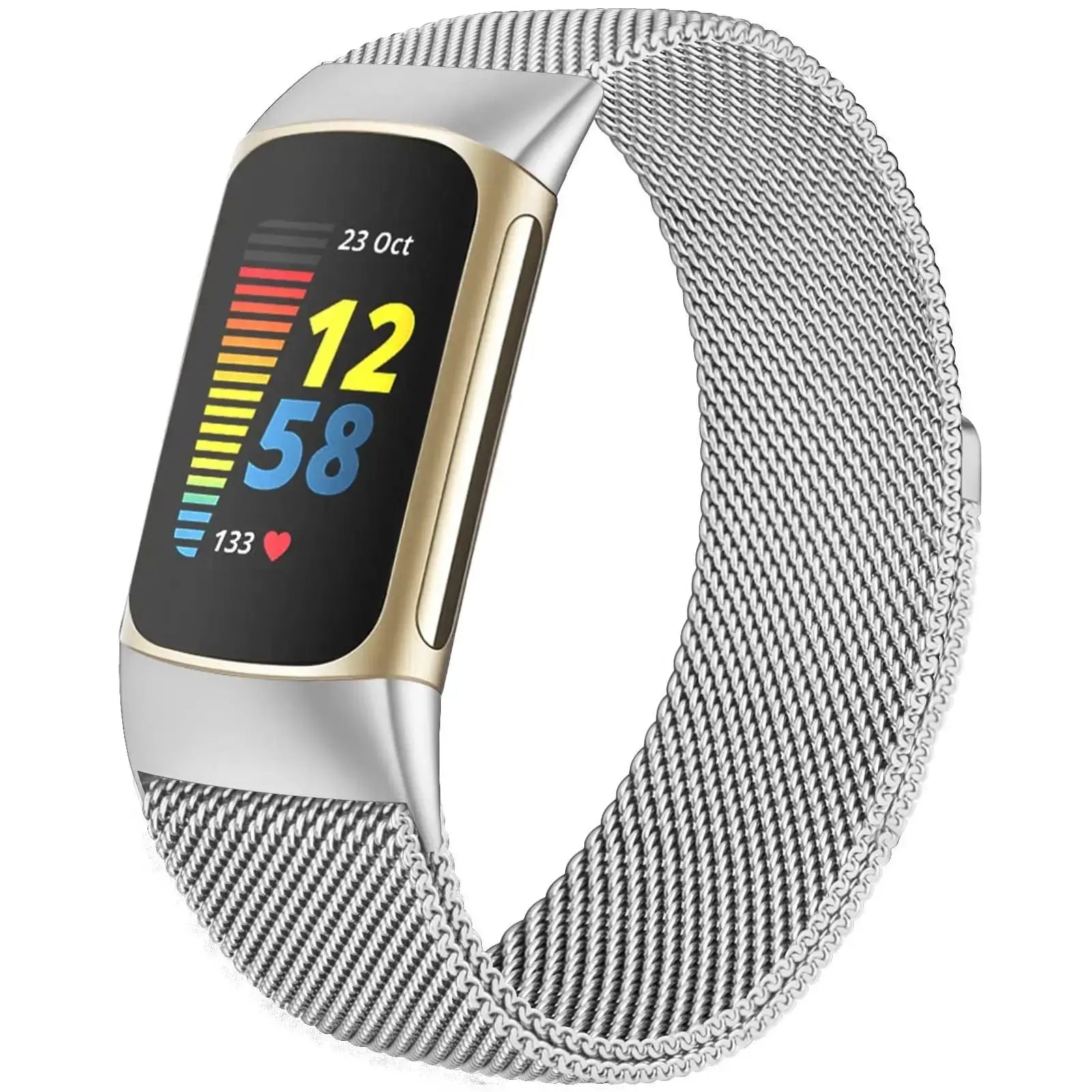 Milanese loop For fitbit charge 6 5 band replacement charge6 wristband stainless steel magnetic bracelet fitbit charge 5 Strap Pinnacle Luxuries