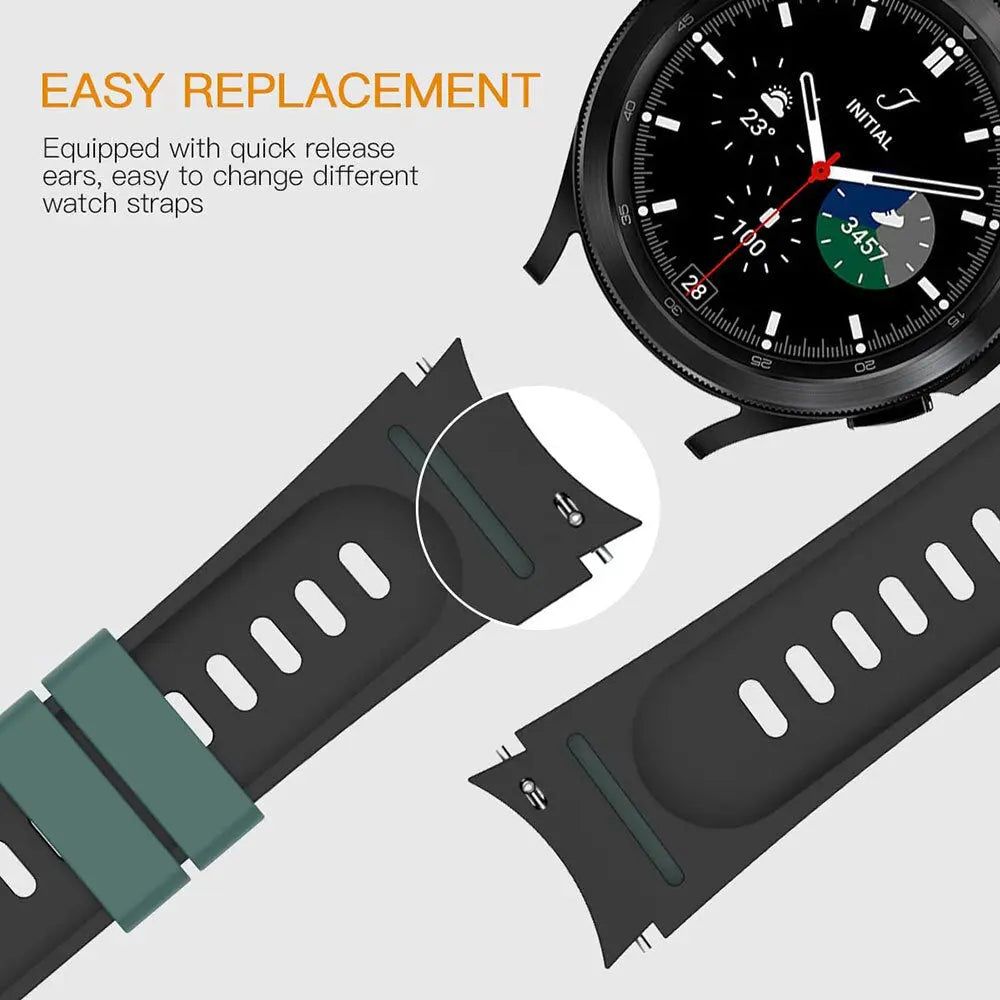 Silicone Strap For Samsung Galaxy Watch 6/5/4 44mm 40mm 5Pro 45 Sport Bracelet Correa Galaxy Watch 4 6 Classic 43mm 47mm 42 46mm Pinnacle Luxuries