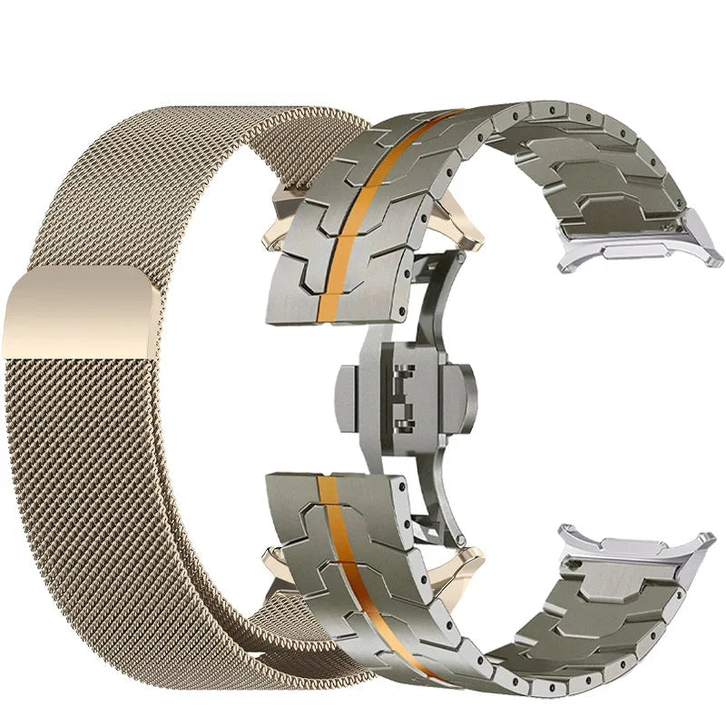 Titanium DuoFlex Band Set – The Ultimate 2-in-1 Upgrade for Samsung Galaxy Watch Ultra 47mm