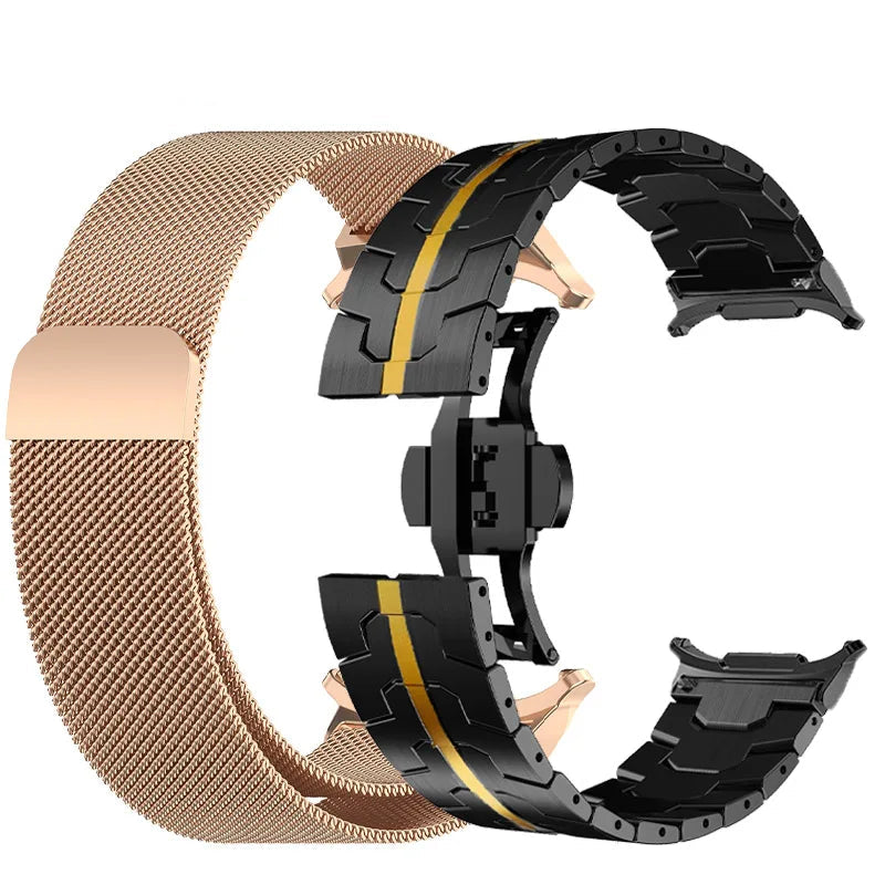 Titanium DuoFlex Band Set – The Ultimate 2-in-1 Upgrade for Samsung Galaxy Watch Ultra 47mm