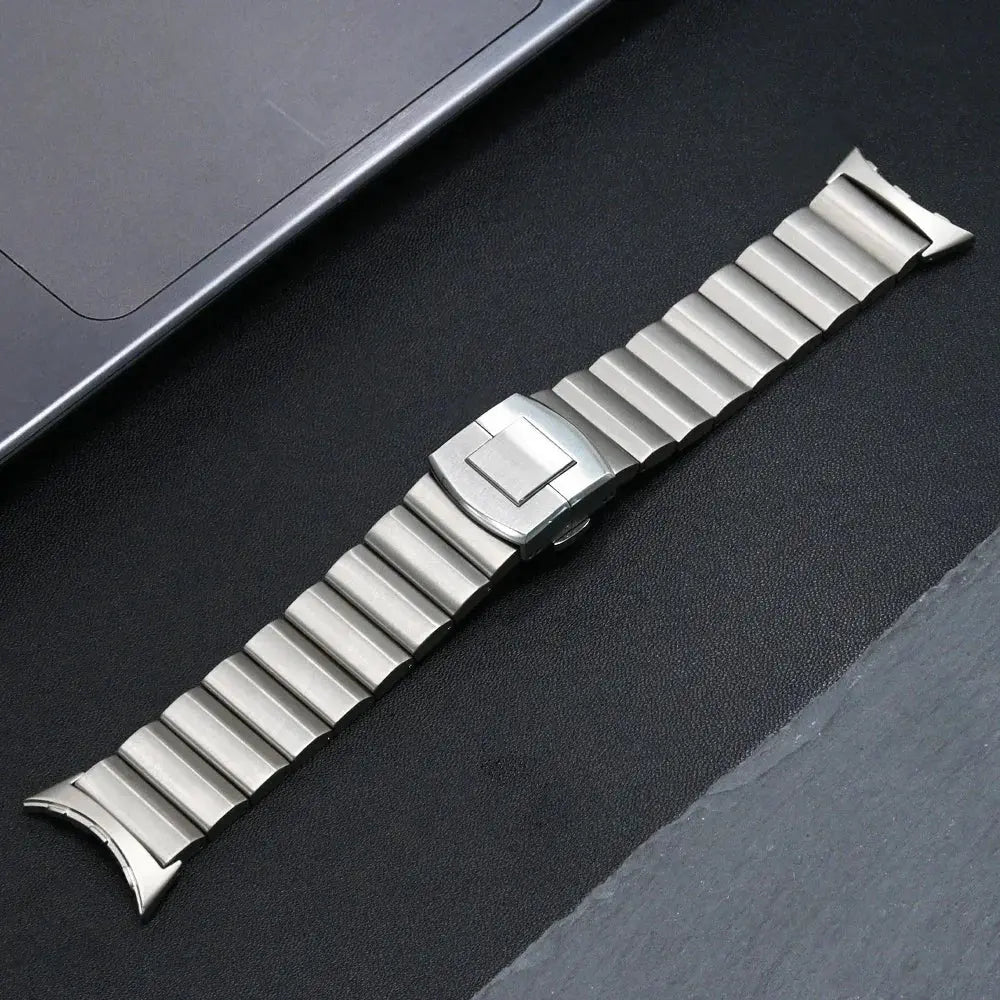 Titanium Strap for Google Pixel Watch 3 45mm Luxury Men Link Bracelet for Pixel Watch3 45mm metal Wristband Replaced Accessories Pinnacle Luxuries