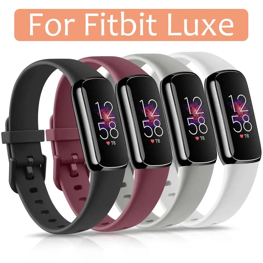 Sport Band For Fitbit Luxe Strap Soft Silicone Smart Watch Wristband Watchband Replacement belt Accessorie For Fitbit Luxe Strap - Pinnacle Luxuries