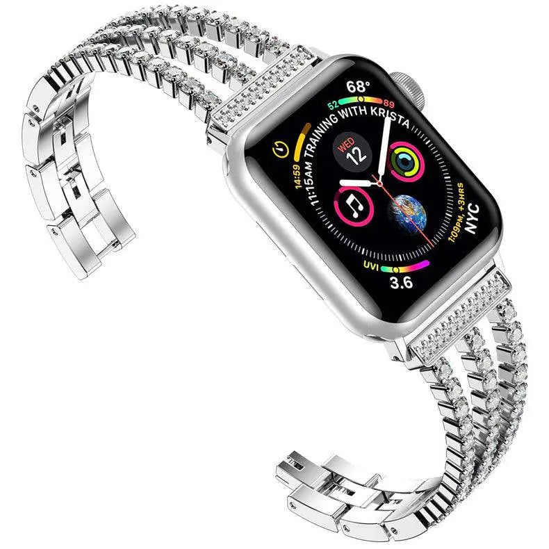 Premium Women's Apple Watch Diva Band - Pinnacle Luxuries